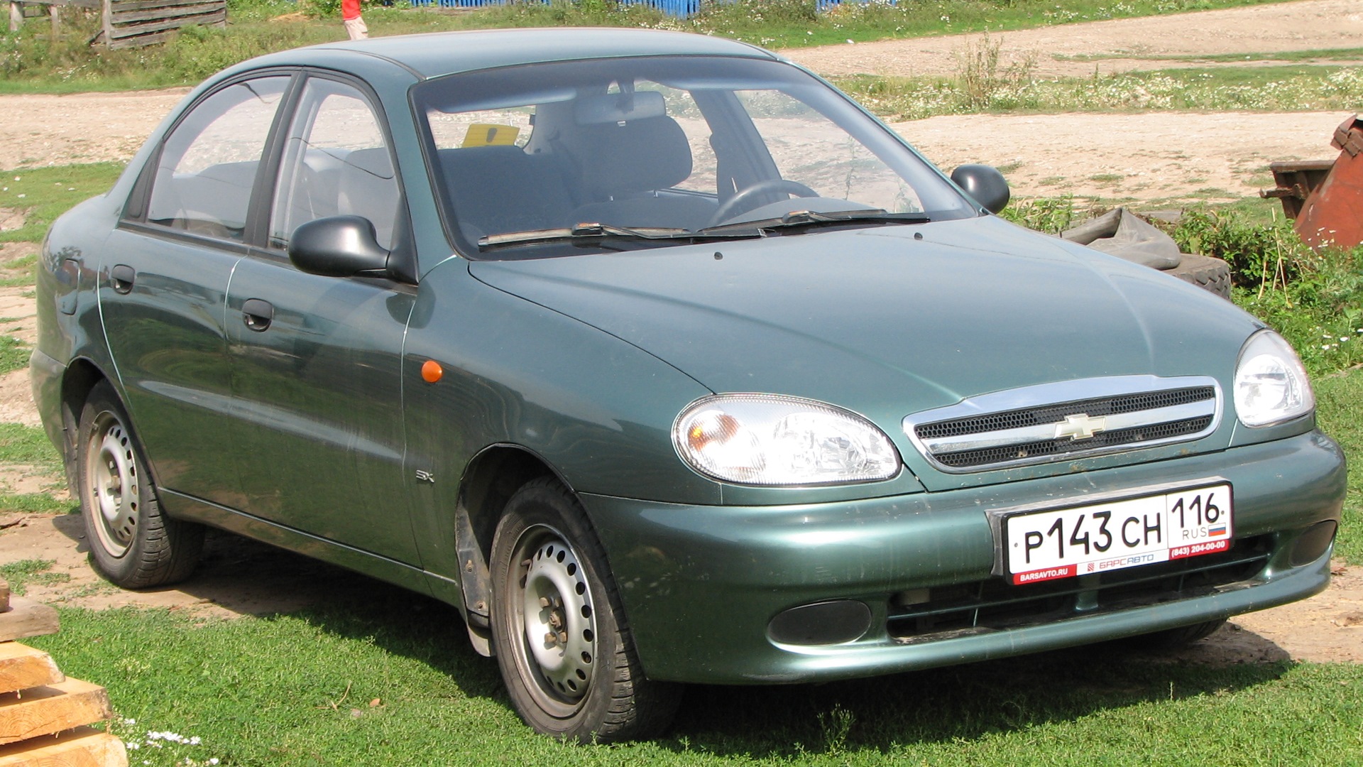 Chevrolet Lanos 1.5 бензиновый 2006 | зелёная SU-шечка на DRIVE2