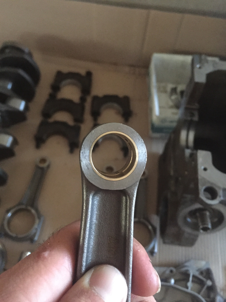 Перефтуливание шатунов и сборка низа — Lada 2113, 1,8 л, 2006 года ...