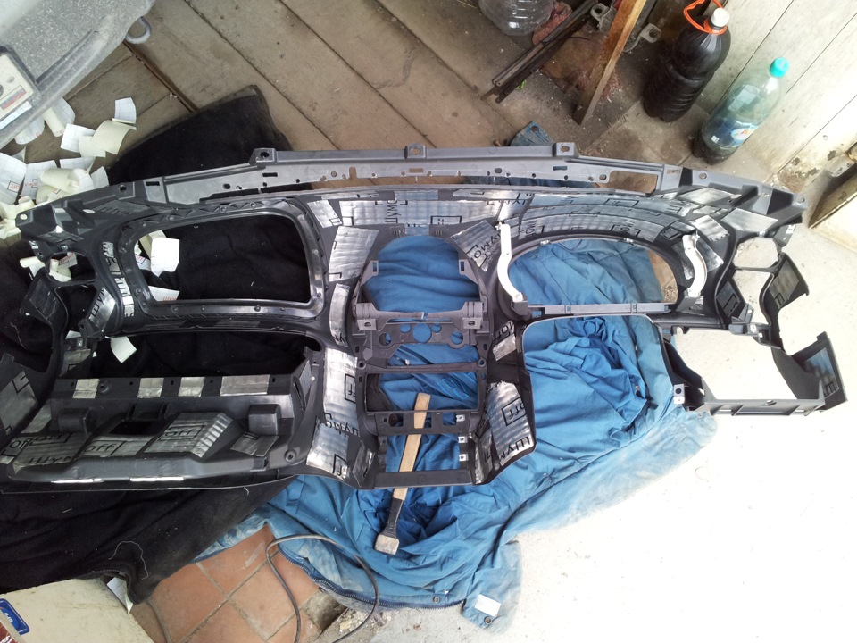 Шви моторный отсек и панель приборов ч.1.1 — Lada Калина универсал, 1,6 ...