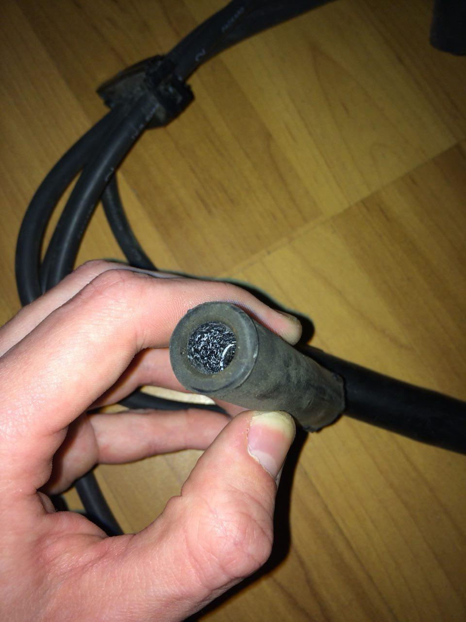 Накрылись высоковольтные провода, начались провалы при трогании с места ...