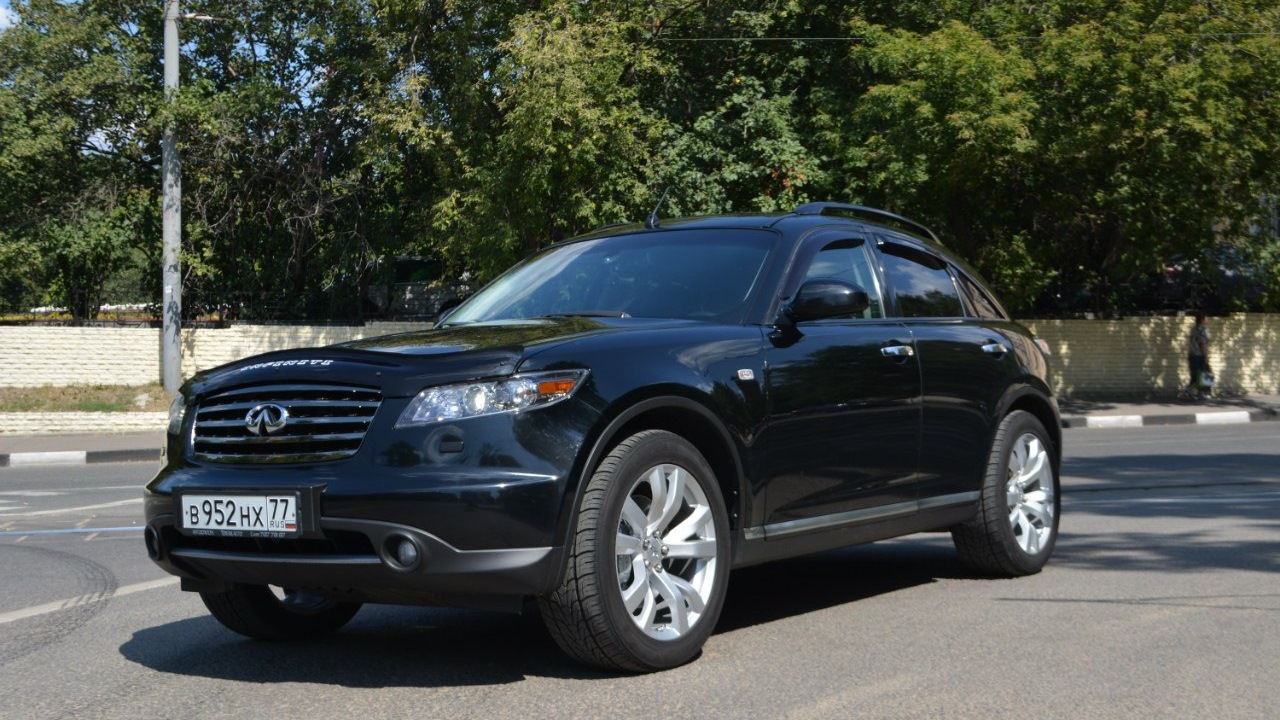 Infiniti FX (1G) 3.5 бензиновый 2007 | КАУЧУКОВЫЙ ФИНИК на DRIVE2