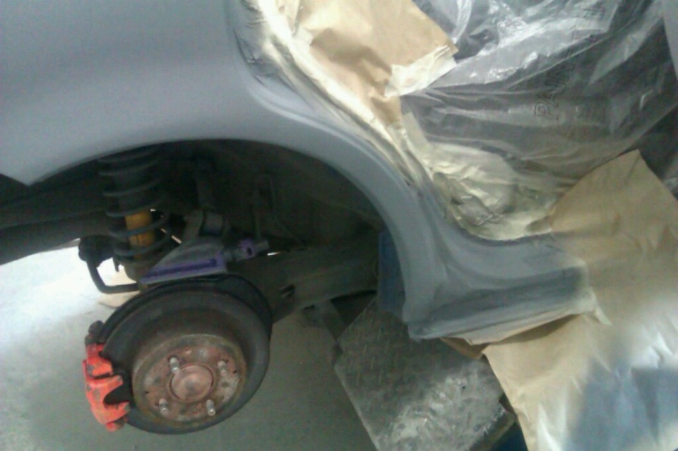 Локальный кузовной ремонт ч.1 — Honda Civic (6G), 1,6 л, 1999 года ...