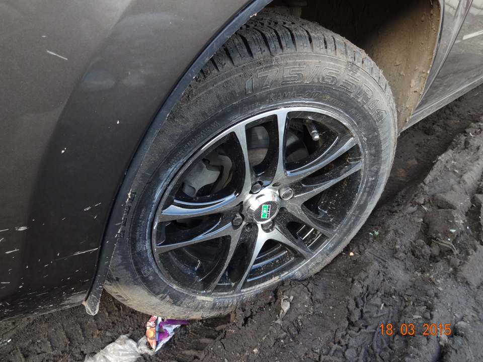 Диски NITRO Y3104 R14 Шины Кама 217 — на лето — Lada Калина Универсал ...