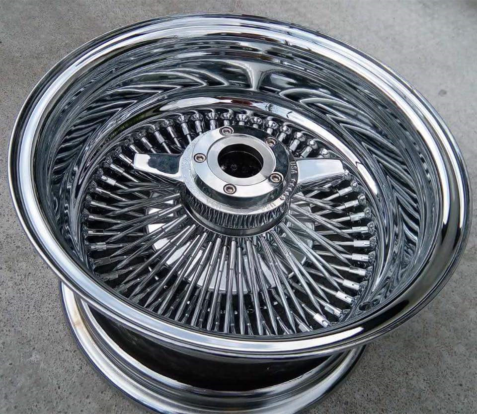 Turbine wire wheels.