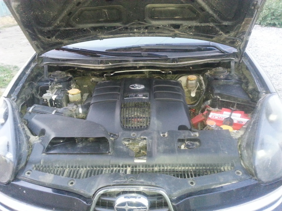 Движка сияет… почти — Subaru Tribeca B9, 3 л, 2006 года | мойка | DRIVE2