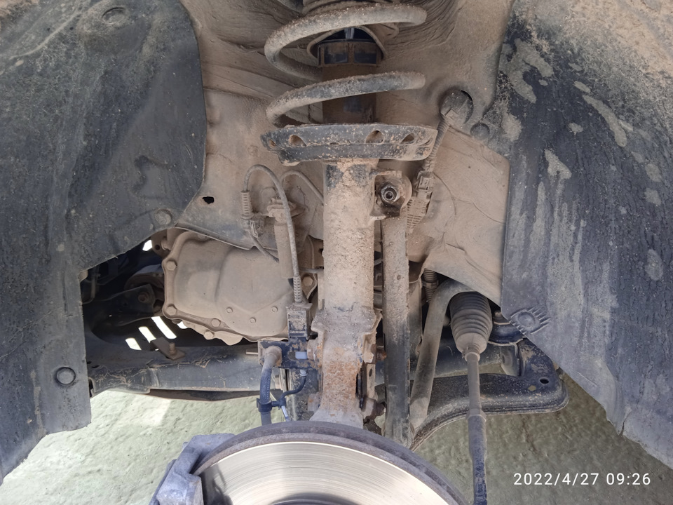 Опорный подшипник. — Opel Zafira B, 1,8 л, 2007 года | своими руками ...
