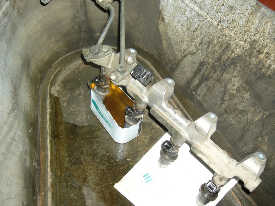 Промывка впускного коллектора, ДЗ, форсунок. — Mitsubishi Galant (8G ...