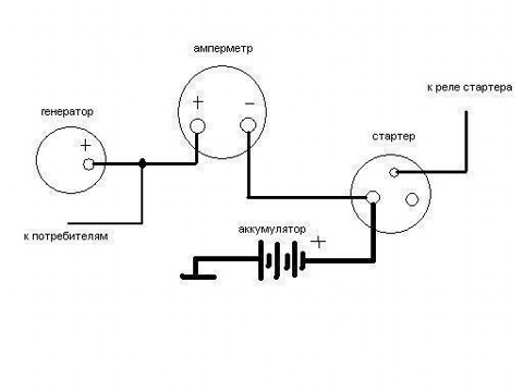 Схема зарядки аккумулятора от генератора мтз 82
