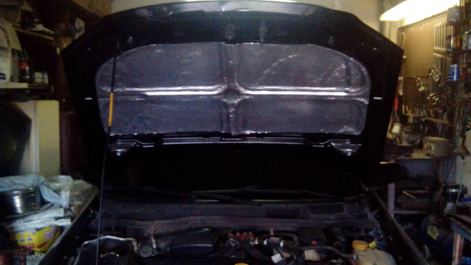 шумка под капот — Opel Astra G, 1,6 л, 2007 года | своими руками | DRIVE2