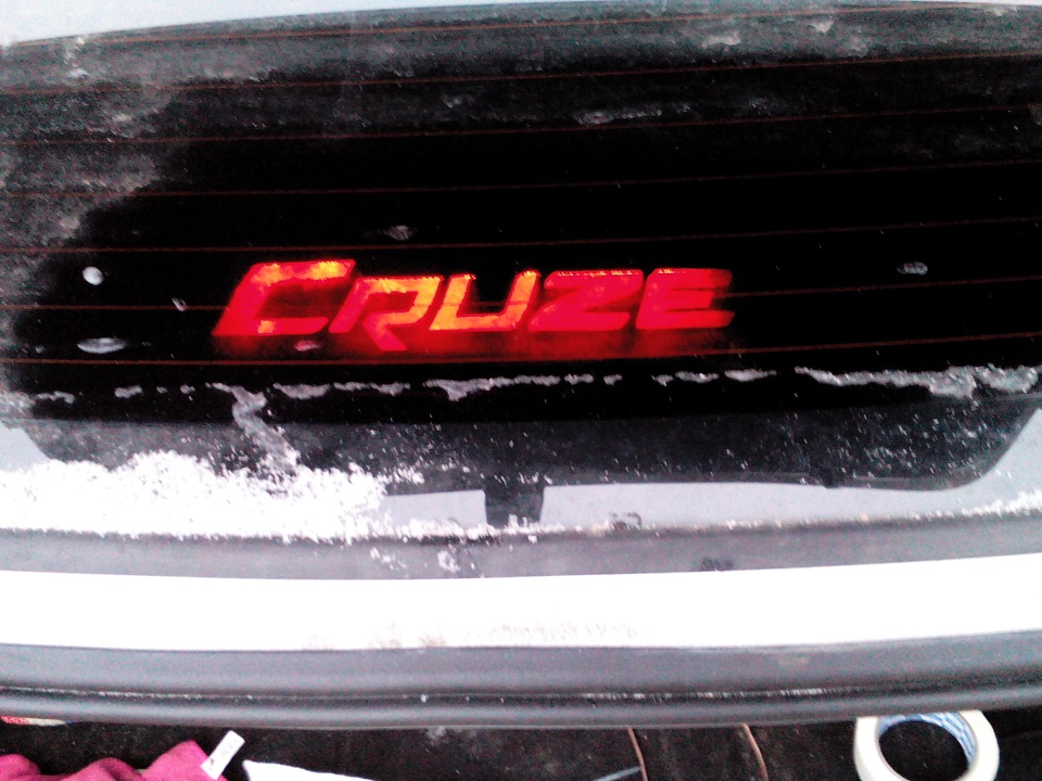 наклейка на стоп сигнал — Chevrolet Cruze (1G), 1,6 л, 2012 года ...