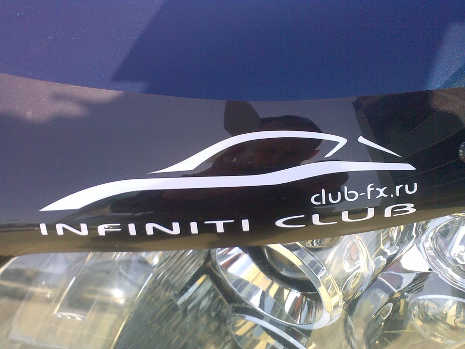 Клубные наклейки — Infiniti FX (1G), 3,5 л, 2005 года | просто так | DRIVE2