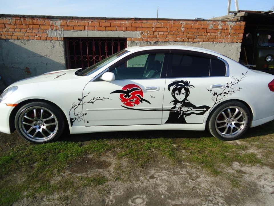 nissan skyline xi v35 винил