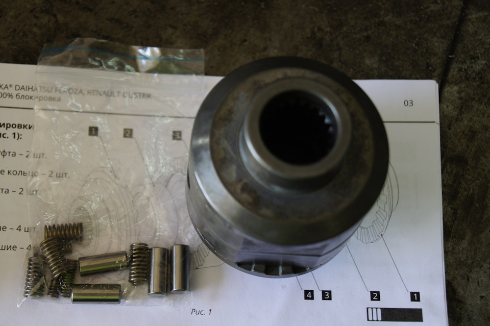 11. А вот и обещанный пакетик с пружинками и штифтами. — Renault Duster (1G)