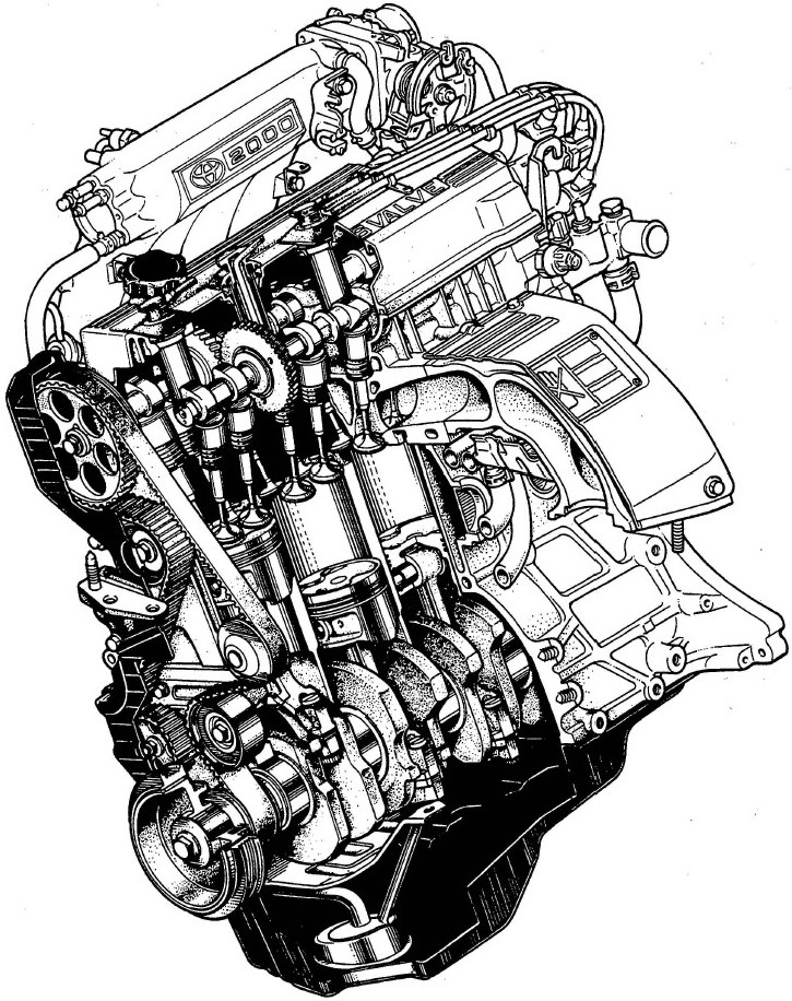 Двигатель 3 4. Двигатель 4s Fe разрез. Двигатель 5s Fe схема. Двигатель 15в Тойота. 3fe двигатель.