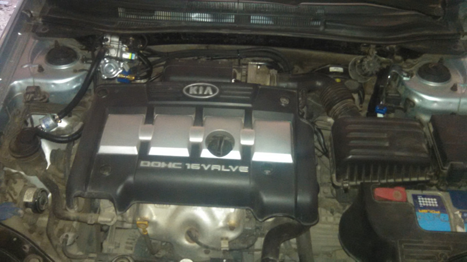 Установка ГБО. — KIA Cerato (1G), 1,6 л, 2006 года | визит на сервис ...