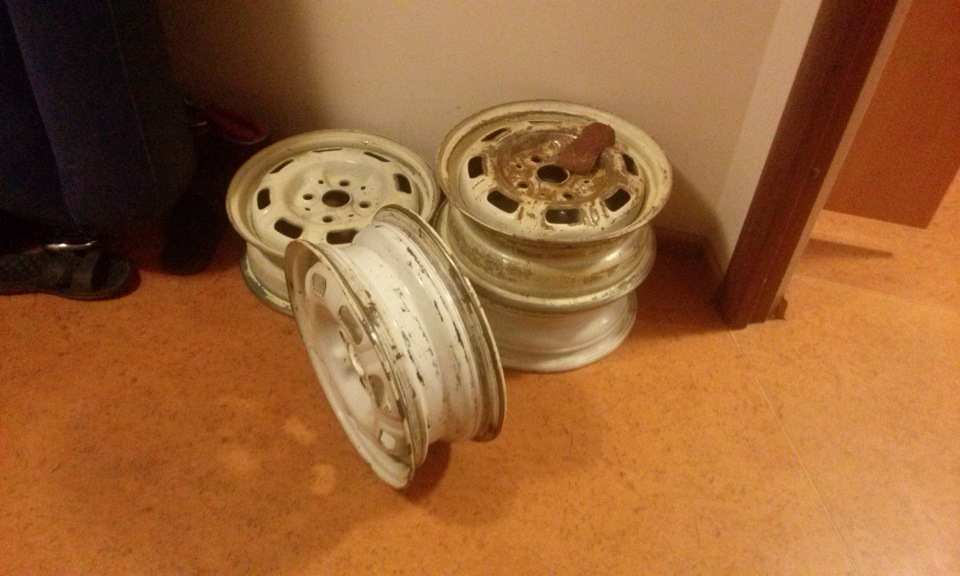 Покраска дисков #2 — Москвич 2141, 1,5 л., 1991 года | колёсные диски ...