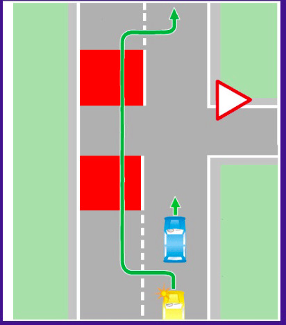 Обгон на перекрестке пдд
