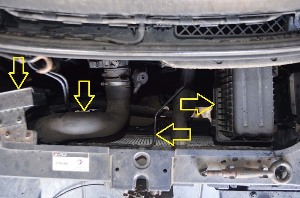 снимаем сверху всё, что может помешать — Citroen C8