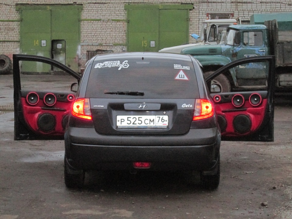 Доработка фронта — Hyundai Getz, 1,4 л, 2008 года | автозвук | DRIVE2