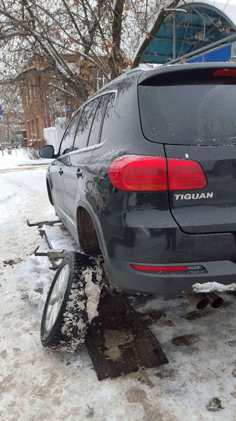 Сделал балансировку колес — дороги наши ужасны… — Volkswagen Tiguan (1G ...