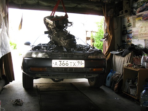 Swap on mechanics  - Toyota Corolla Levin 16 L 1994