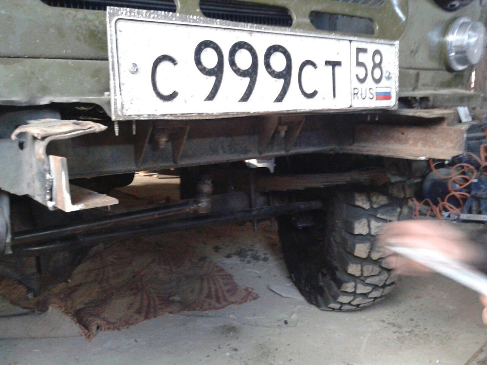 бампер из 14го швеллера на уаз — УАЗ 469, 2,4 л, 1986 года | тюнинг ...