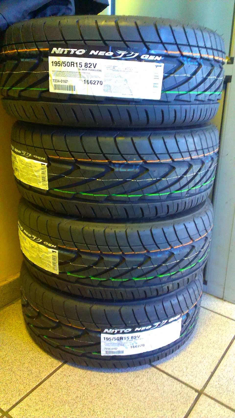 Летние шины Nitto Neo Gen 195/50 R15 82V — LADA 2109, 1,5 л., 1996 года ...