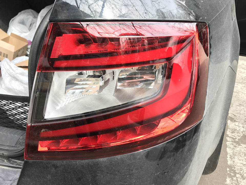Как снять задние фонари шкода октавия а7 Установка задних фонарей от Octavia A7 FL. - Skoda Octavia A7 Mk3, 1,4 л, 2013 г