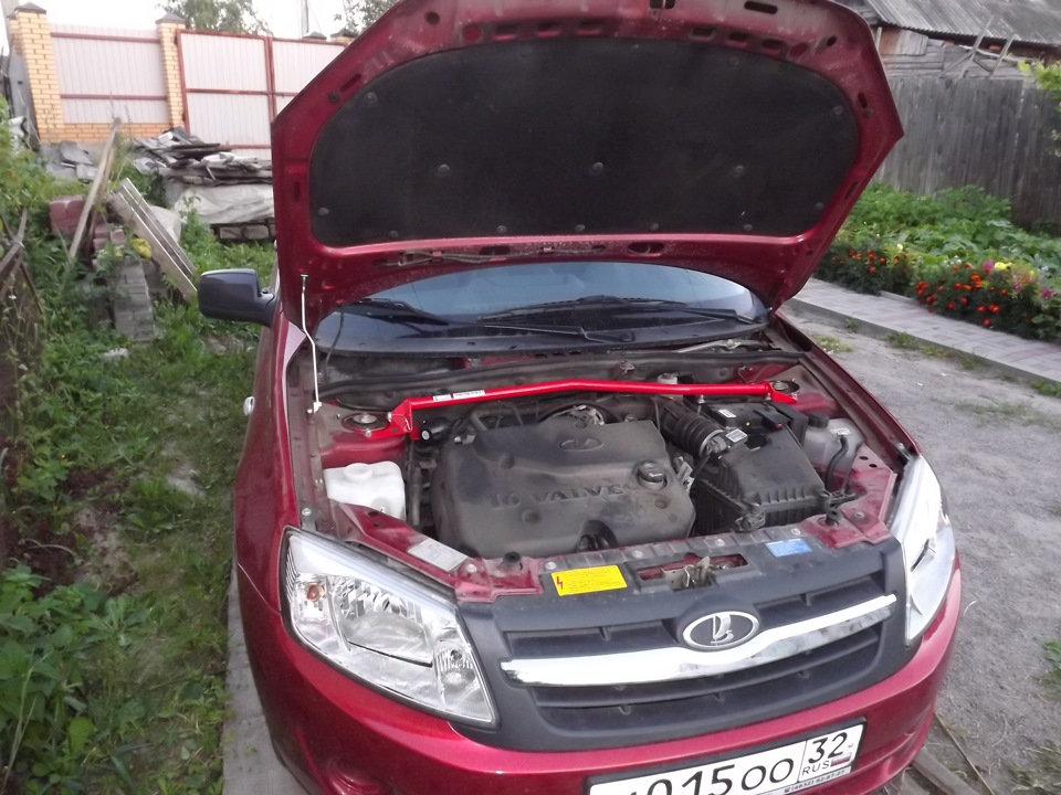 Растяжка передних стоек — LADA Гранта, 1,6 л., 2012 года | аксессуары ...