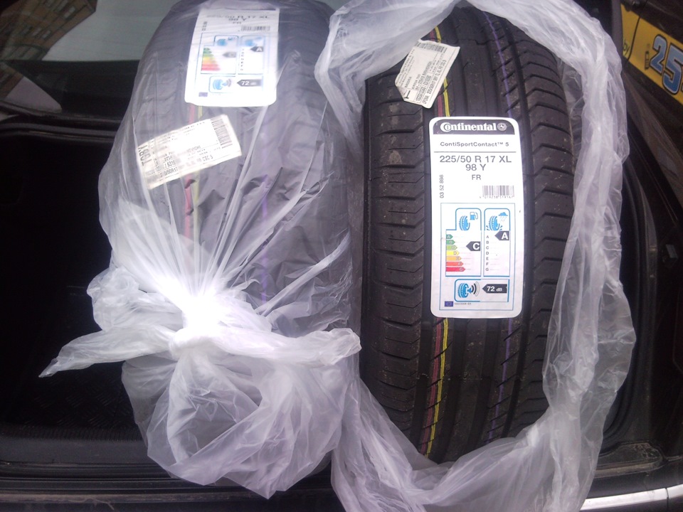 Континеталь КонтиСпортКонтакт-5 — Peugeot 607, 2 л, 2007 года | шины ...
