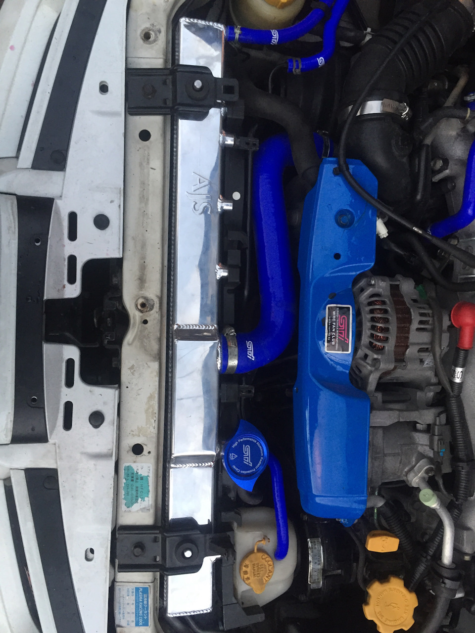 вид сверху — Subaru Impreza WRX (GD/GG)