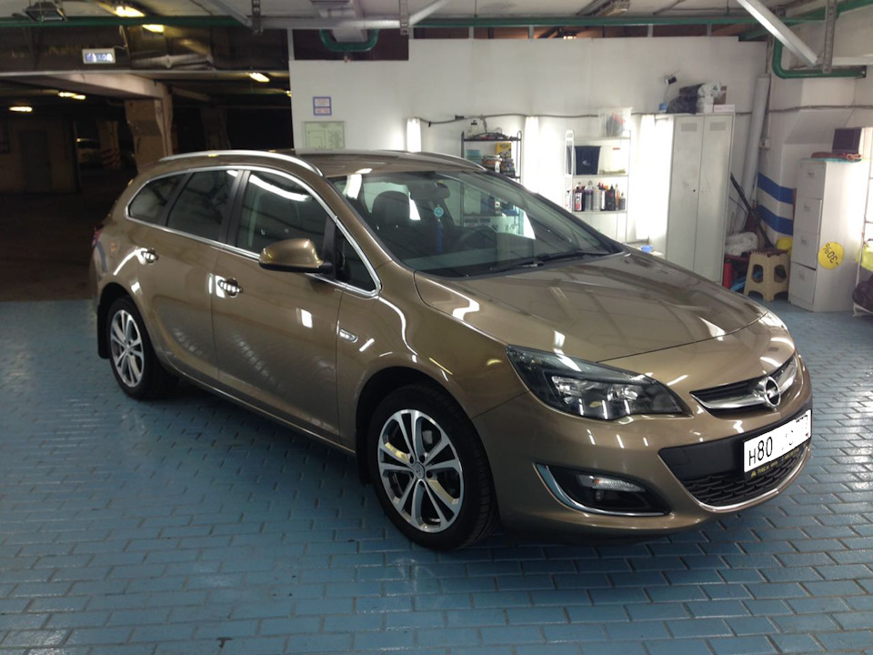 Покрыл машину Жидким стеклом NANO LACK SONAX — Opel Astra J, 1,6 л ...