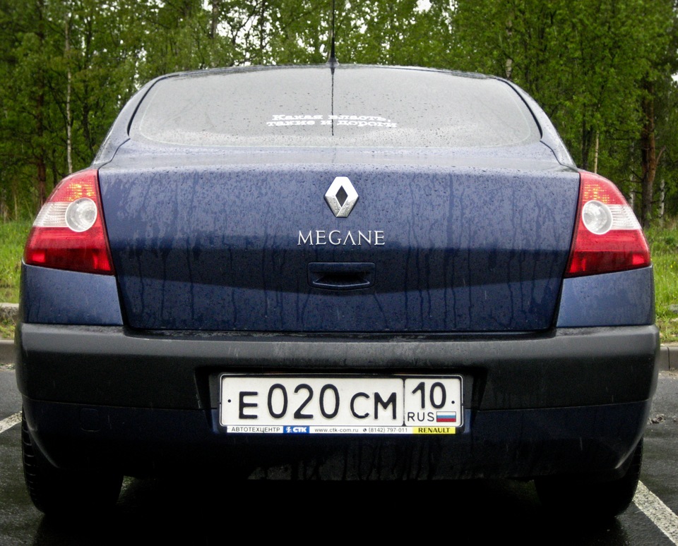 Задние габариты вниз — Renault Megane II, 1,4 л, 2004 года | тюнинг ...