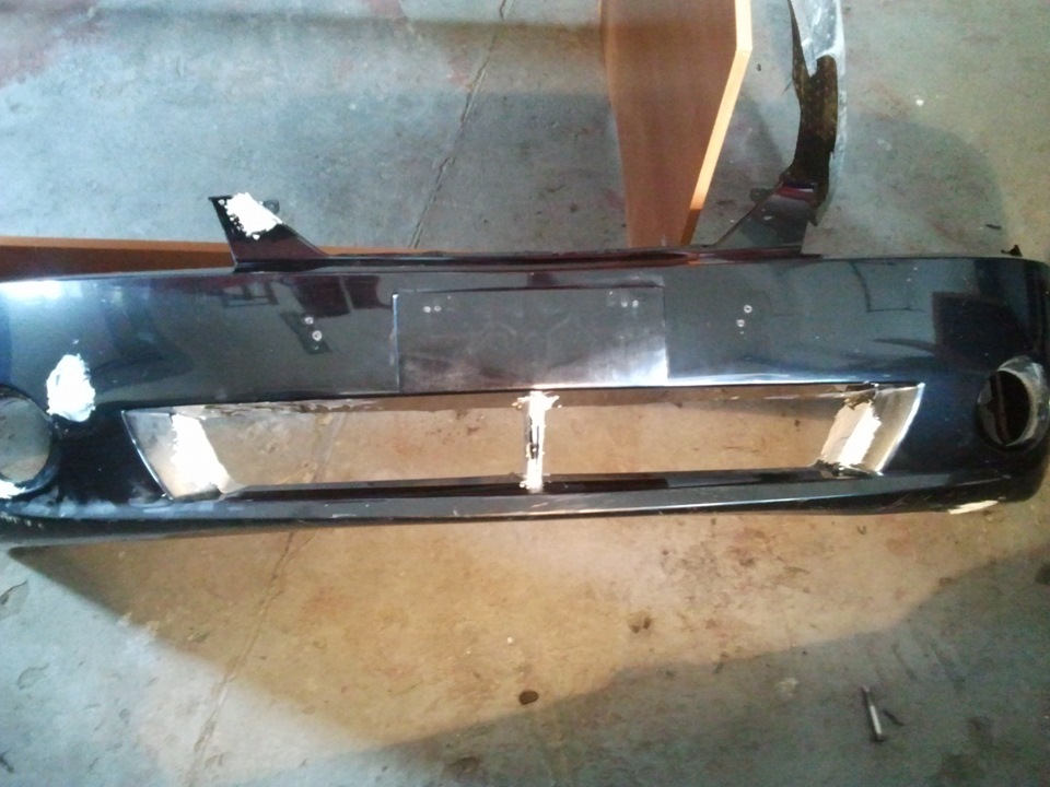 Переделка бампера — KIA Spectra, 1,6 л, 2008 года | тюнинг | DRIVE2