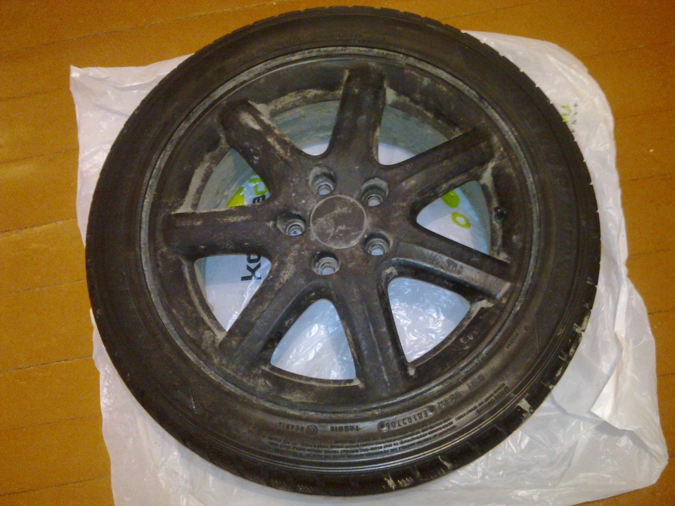 Продаю зимние шины 17 радиус — Honda Integra (DC5), 2 л, 2002 года ...