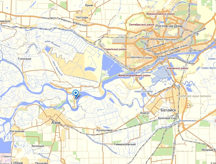 Публичная карта с самарское азовского района ростовской области