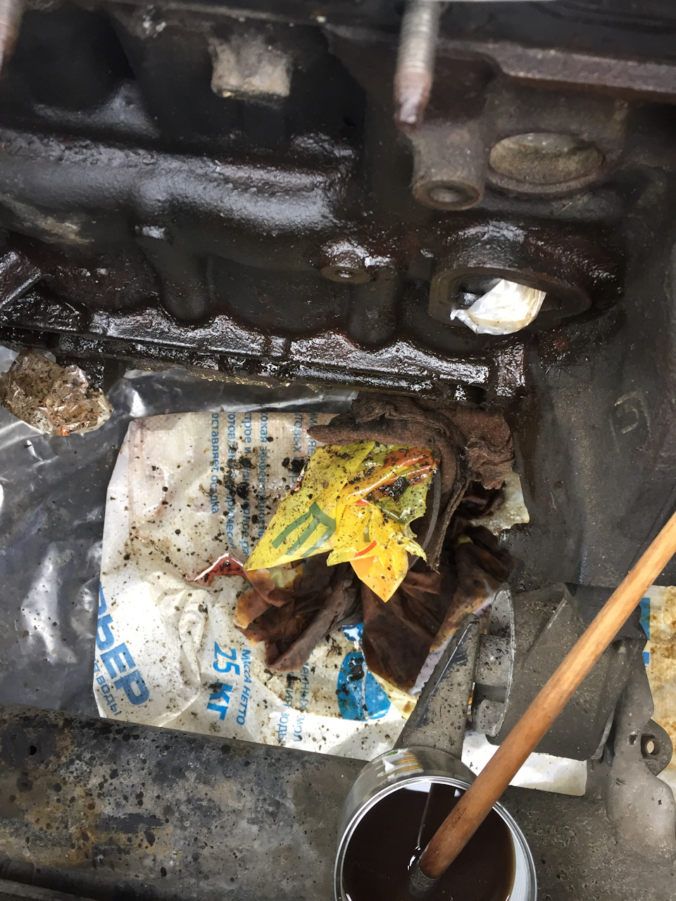 Замена прокладок маслоохладителя, мойка бачка антифриза, ремонт ...