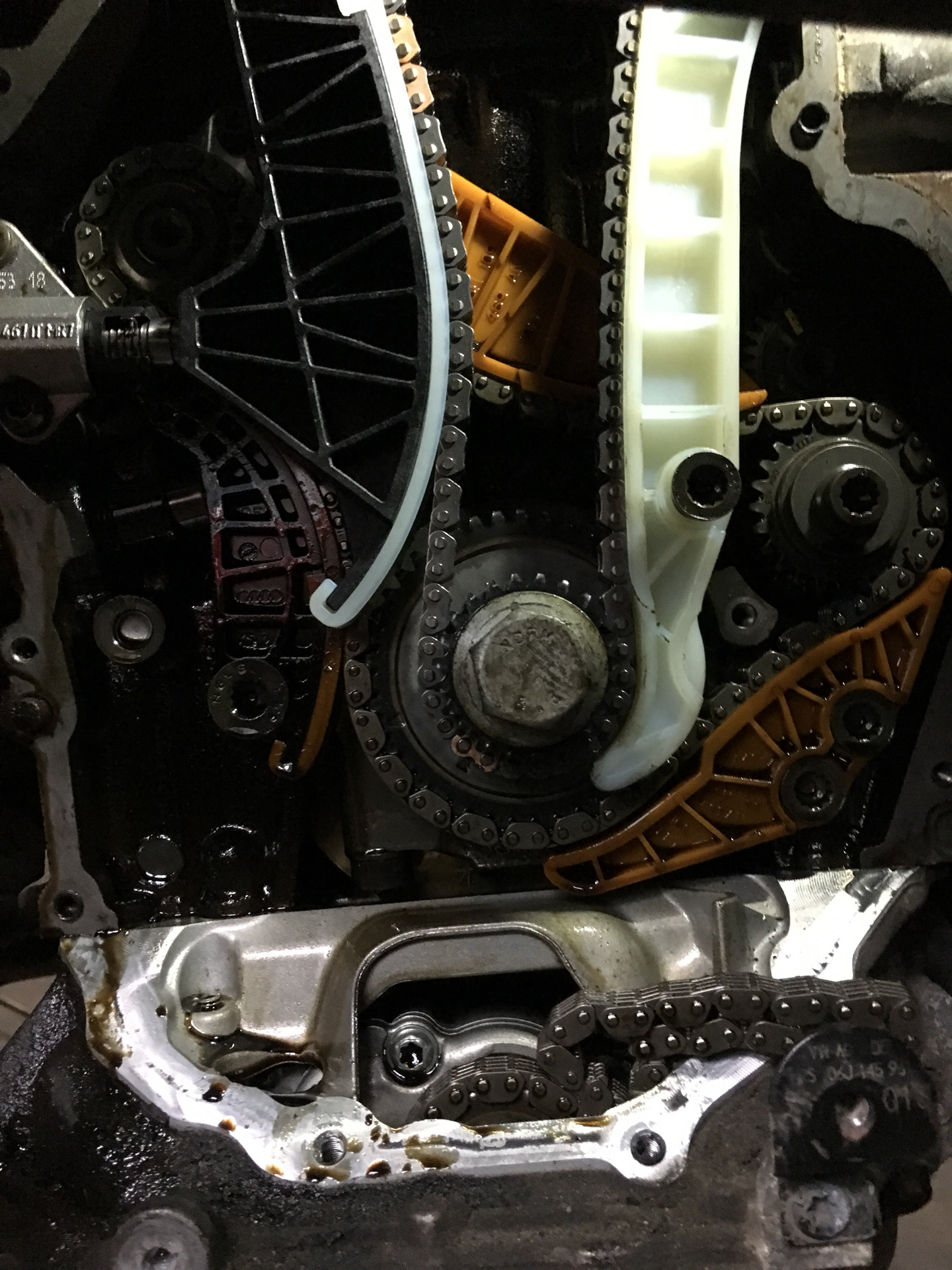 Замена цепи gen2 на 1.8TSI BZB — Skoda Octavia A5 Mk2, 1,8 л, 2008 года ...