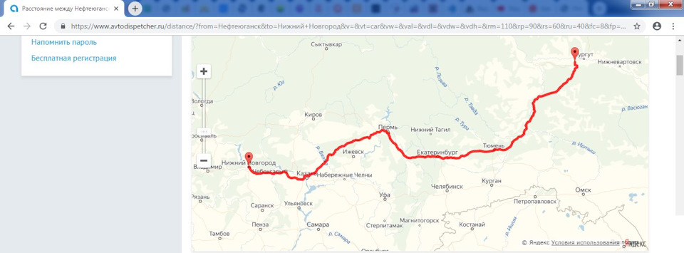 Карта маршрута поезда нижневартовск волгоград