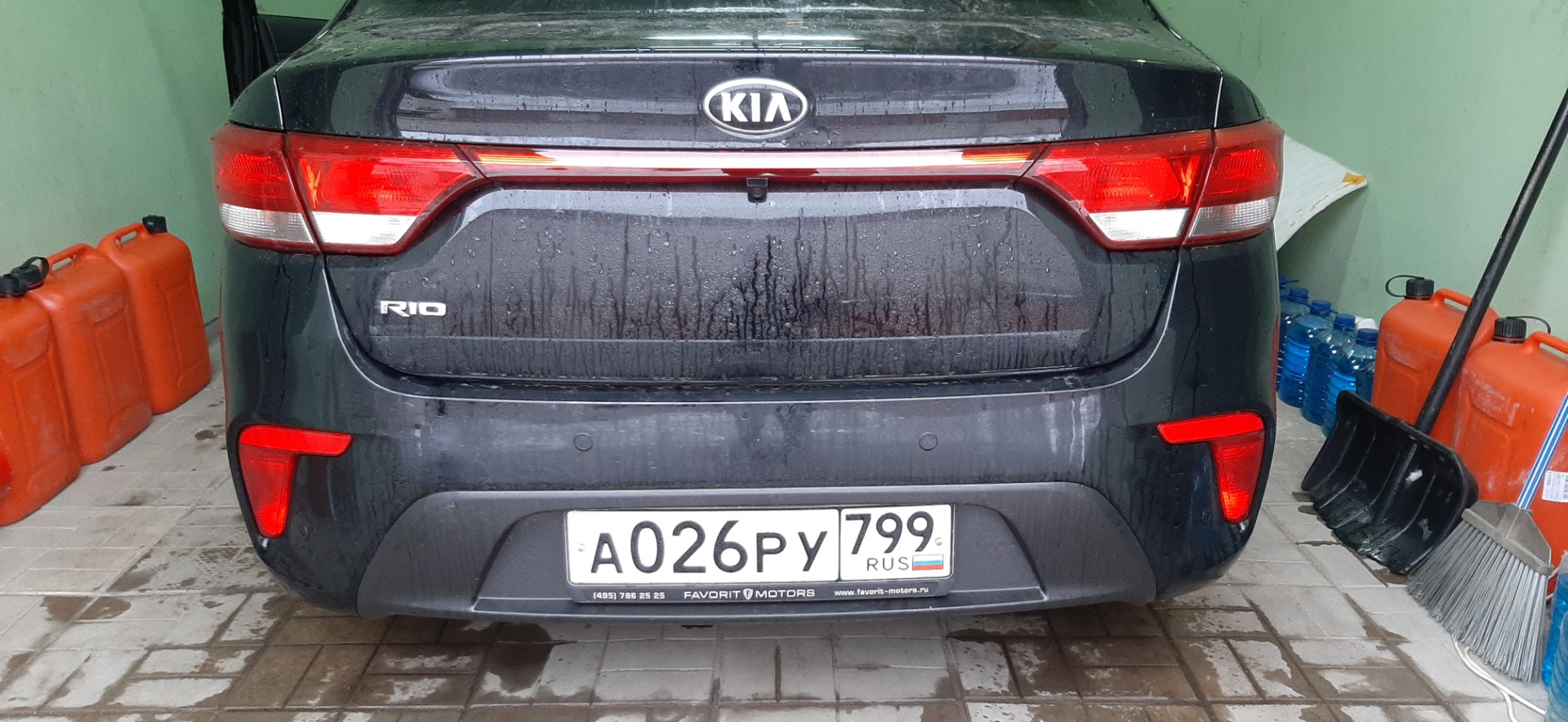 камера заднего вида kia rio x line