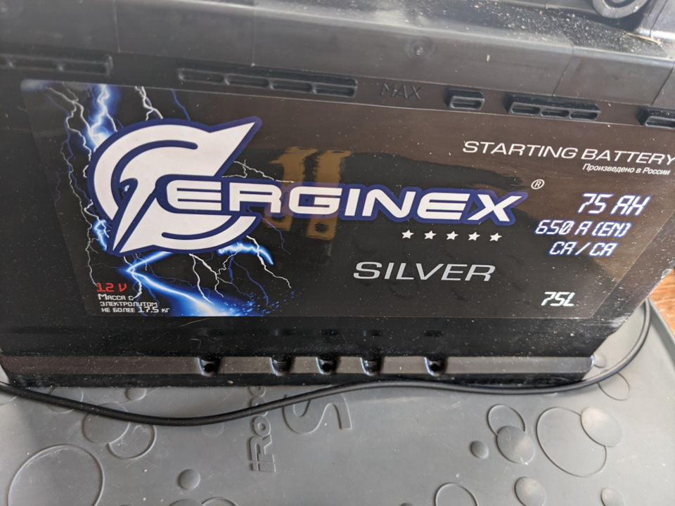 Аккумулятор ERGINEX 6СТ-75: тесты и отзыв — Mitsubishi Delica (P35W), 1 ...