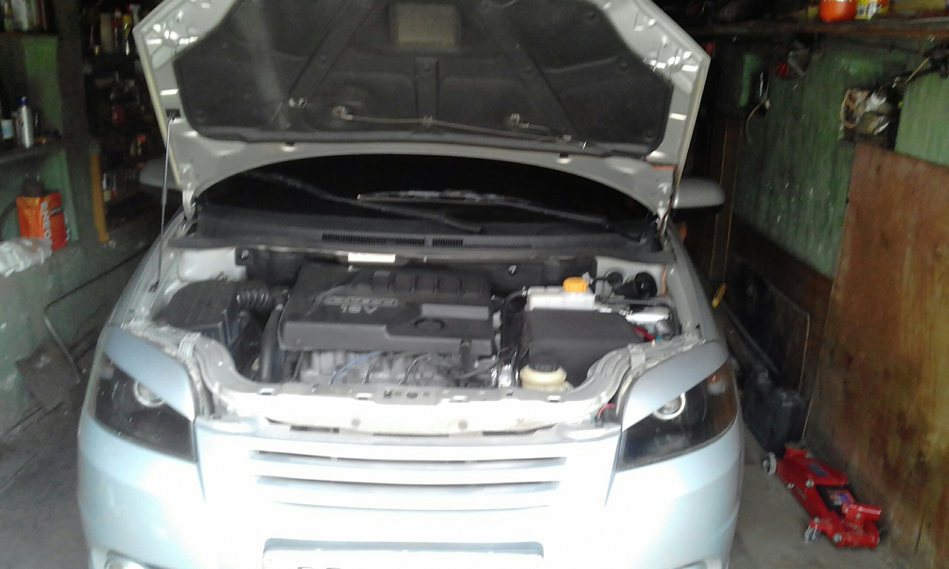 Натяжной ролик генератора — Chevrolet Aveo Sedan (1G), 1,5 л, 2007 года ...