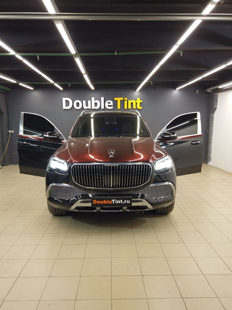 Maybach после установки двойной автоматической тонировки — DoubleTint ...