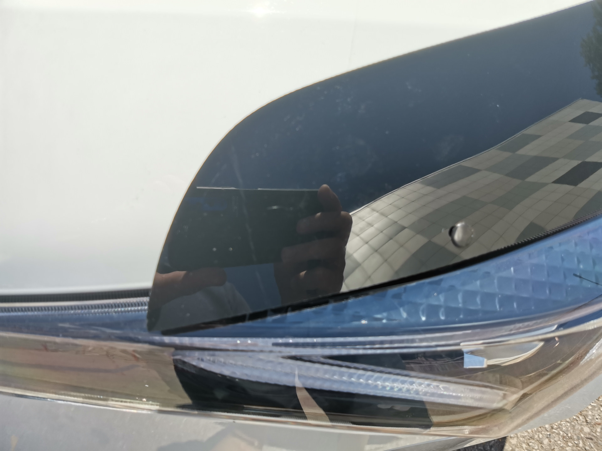 Дефлектор капота от Киа Рио 4 — KIA Rio X, 1,6 л, 2020 года | тюнинг ...