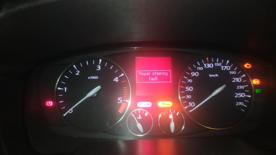 Pawer steering fault — Renault Laguna III, 2 л, 2007 года электроника