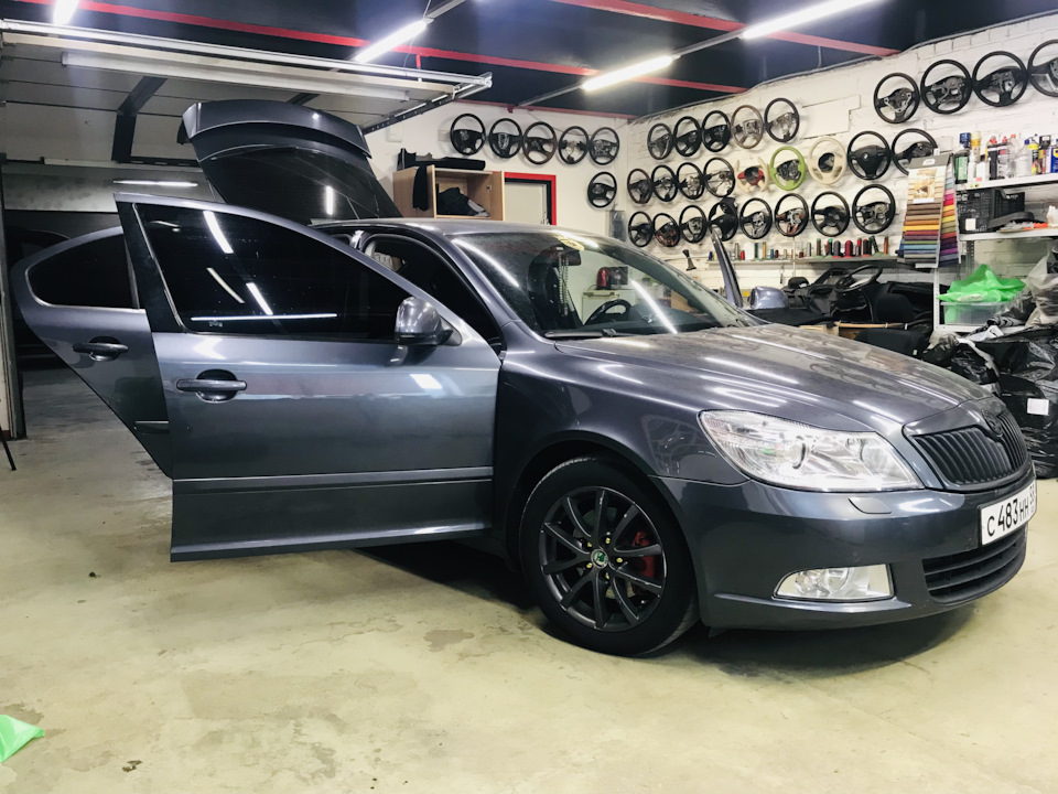 Каркасные чехлы на сидения — Skoda Octavia A5 Mk2, 1,8 л, 2011 года ...