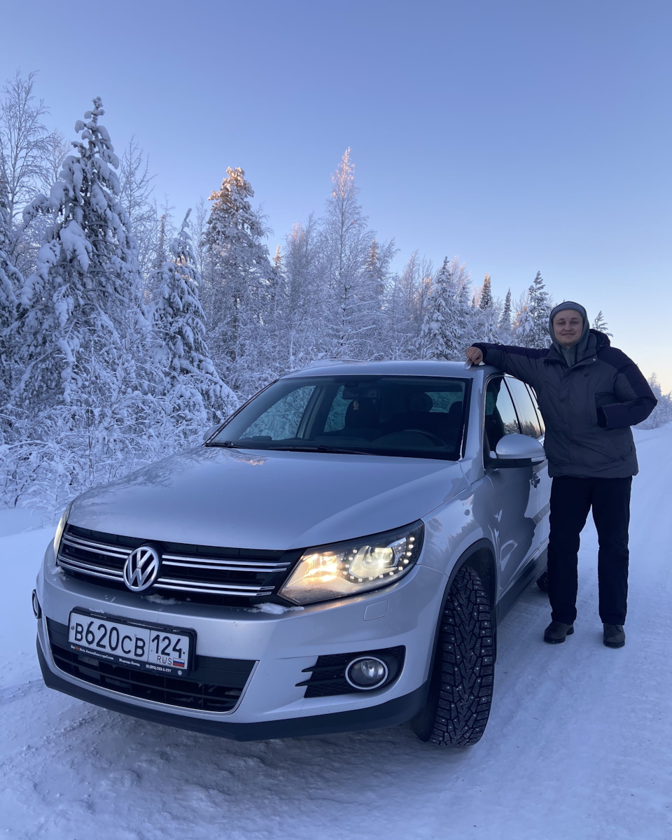 Шины на зиму? Что брать? — Volkswagen Tiguan (1G), 2 л, 2013 года ...