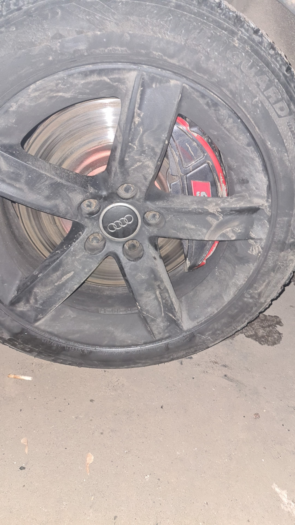 356мм диск — Audi A5 (1G), 3 л, 2009 года | тюнинг | DRIVE2