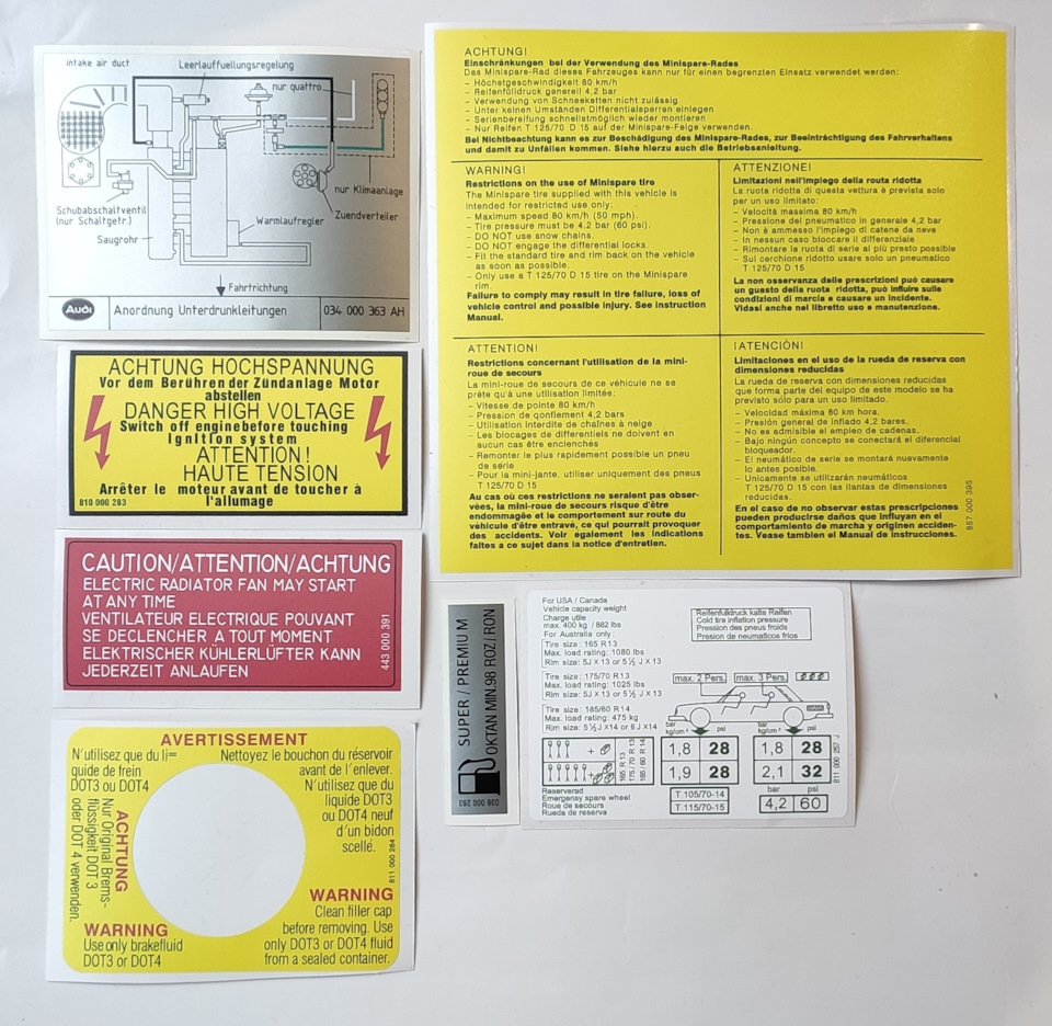 Фабричные наклейки Audi 80, 90 и Coupe GT на Audi 90 (B2), Audi 80 (B2),  Audi Coupe (81,85). | 55 € в городе Минск | DRIVE2