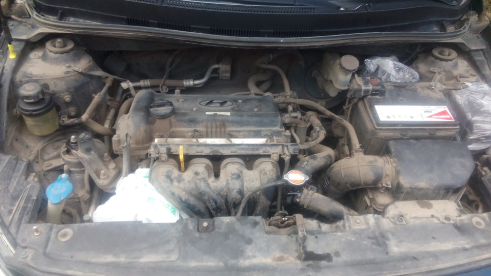 замена топливного фильтра Cолярис 1.6 — Hyundai Solaris (1G), 1,6 л ...